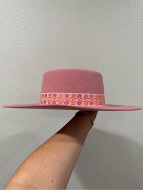 Lack Of Color Rose Wide Brim Wool Felt Hat